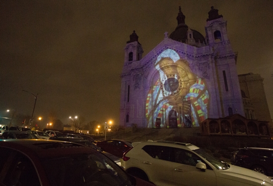 Cathedral light show